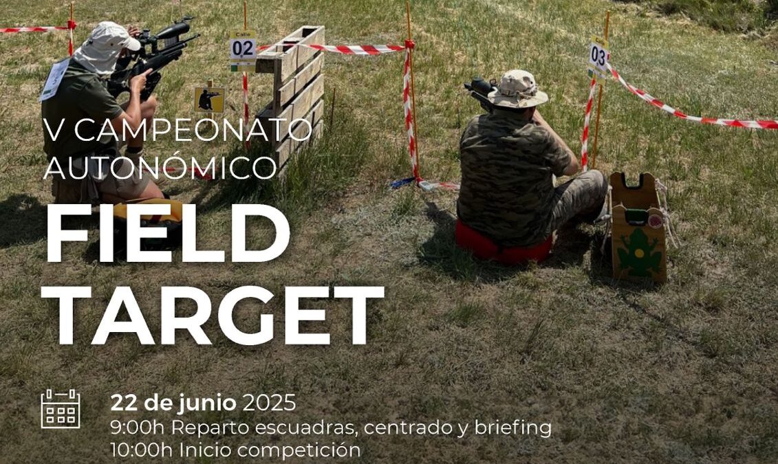 Cartel del V Campeonato Autonómico de Aragón de Field Target